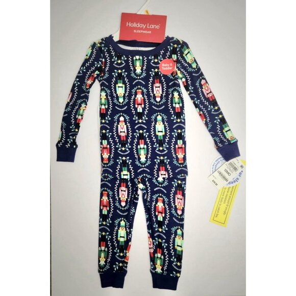 Holiday Lane Macys Baby Christmas Pajamas 12M Set of 3 With 3 Styles - Picture 2 of 6